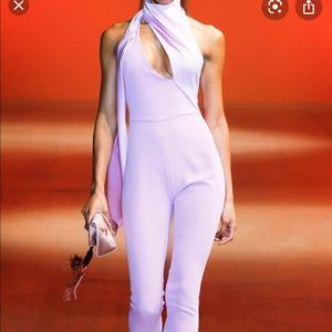 Cushnie scarf jumpsuit